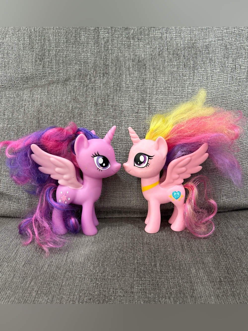 My Little Pony Twilight Sparkle Princess Cadence Figures 6” Pink Purple 2016
